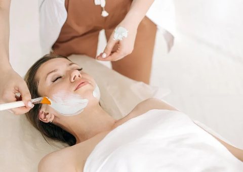 Hair and Skin Treatment at Health Cares Concept